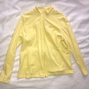 Yellow Gap Zip Up Sweatshirt